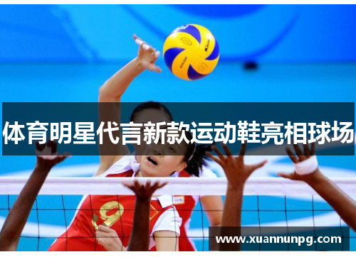 体育明星代言新款运动鞋亮相球场